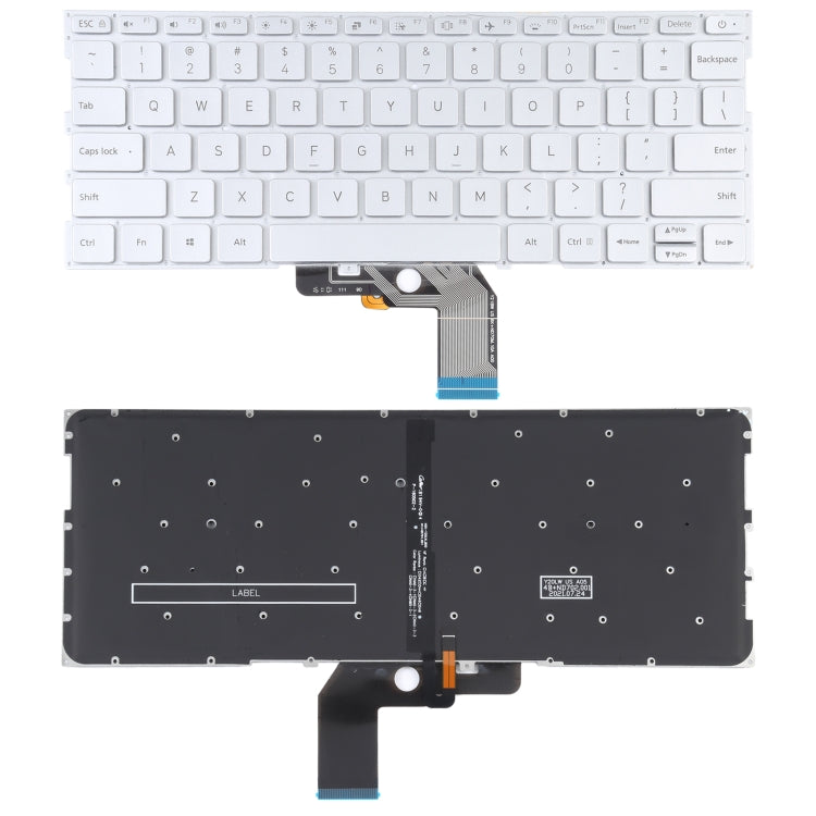 Pour Xiaomi Mi Air 13.3 Version américaine, clavier avec rétro-éclairage