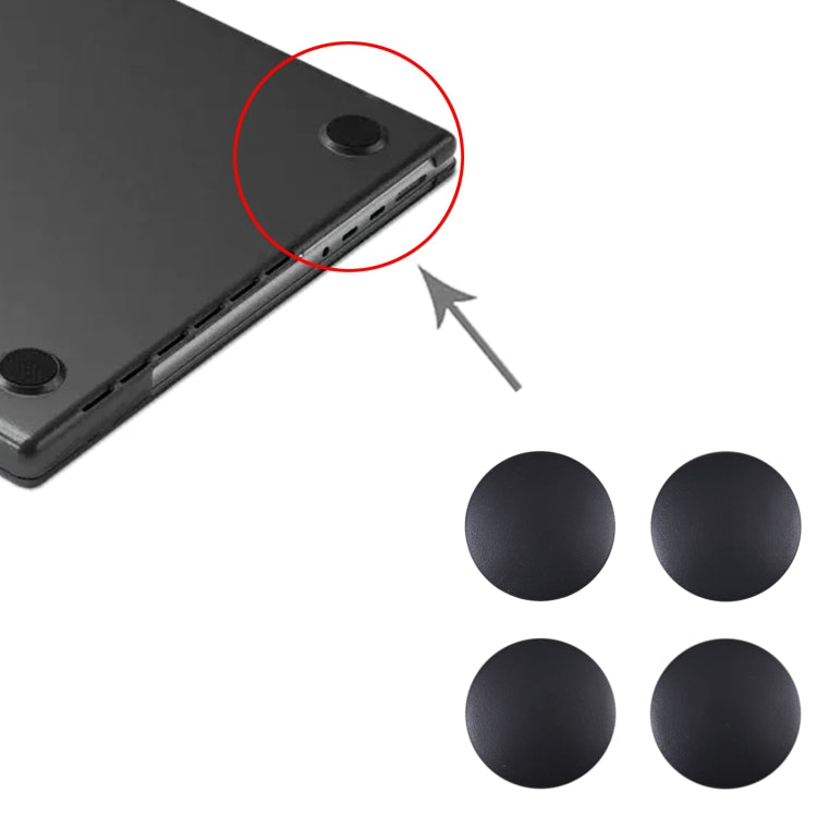Pour MacBook Pro A2289 A2251 A2159 A2179 A2337 A2338 A2141 Tapis en caoutchouc 4 en 1