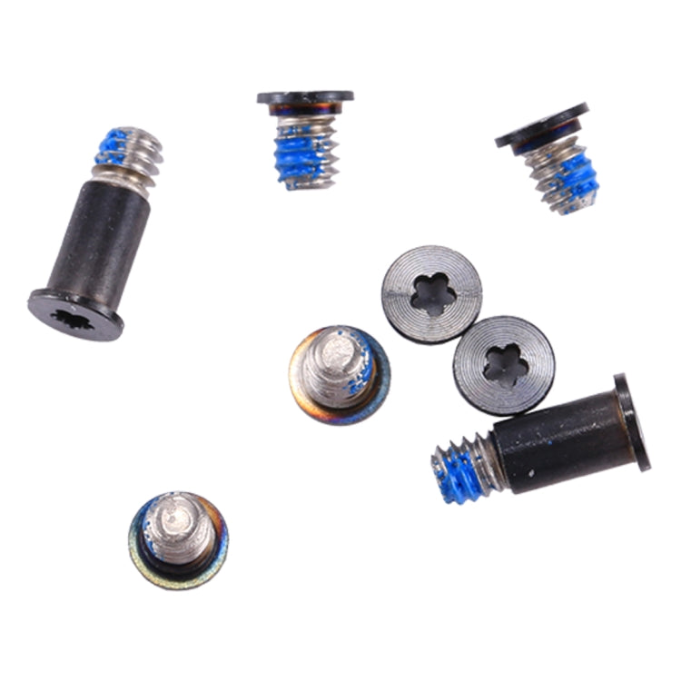 Vis de couvercle inférieur de boîtier d'ordinateur 8 en 1 pour Macbook 12 pouces A1534 (2 longues + 6 courtes)