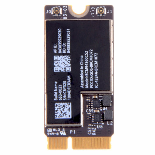 Module réseau WiFi et Bluetooth pour Macbook Air 11,6 pouces A1465 (2013) et 13,3 pouces A1466 (2013)