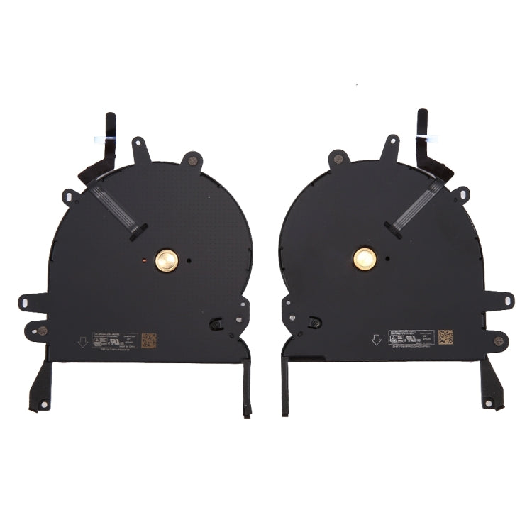1 paire de ventilateurs de refroidissement pour Macbook Pro 15,4 pouces avec Touchbar A1707 (2016 - 2017) (gauche + droite)