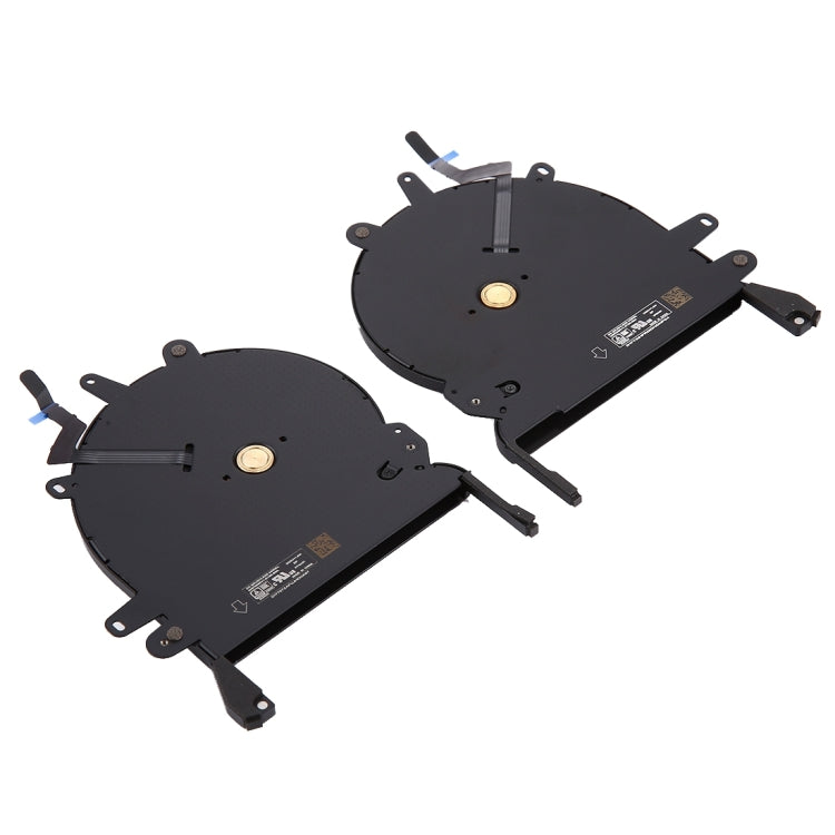 1 paire de ventilateurs de refroidissement pour Macbook Pro 15,4 pouces avec Touchbar A1707 (2016 - 2017) (gauche + droite)