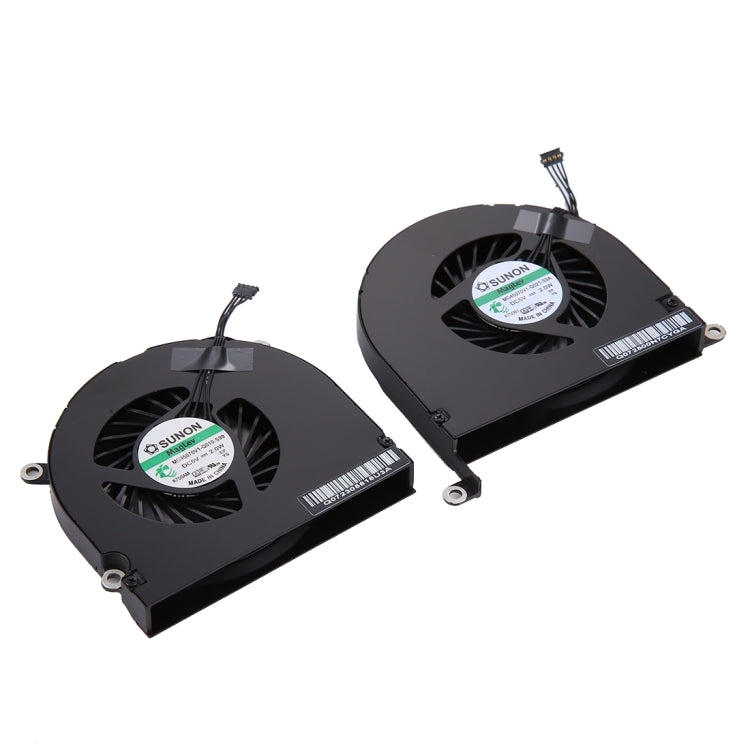 1 paire de ventilateurs de refroidissement pour Macbook Pro 17 pouces A1297 (2009 – 2011) (gauche + droite)