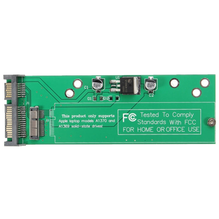Adaptateur de disque dur 12 + 6 broches vers SATA 22 broches SSD, carte de conversion pour Apple MacBook Air 2010 2011