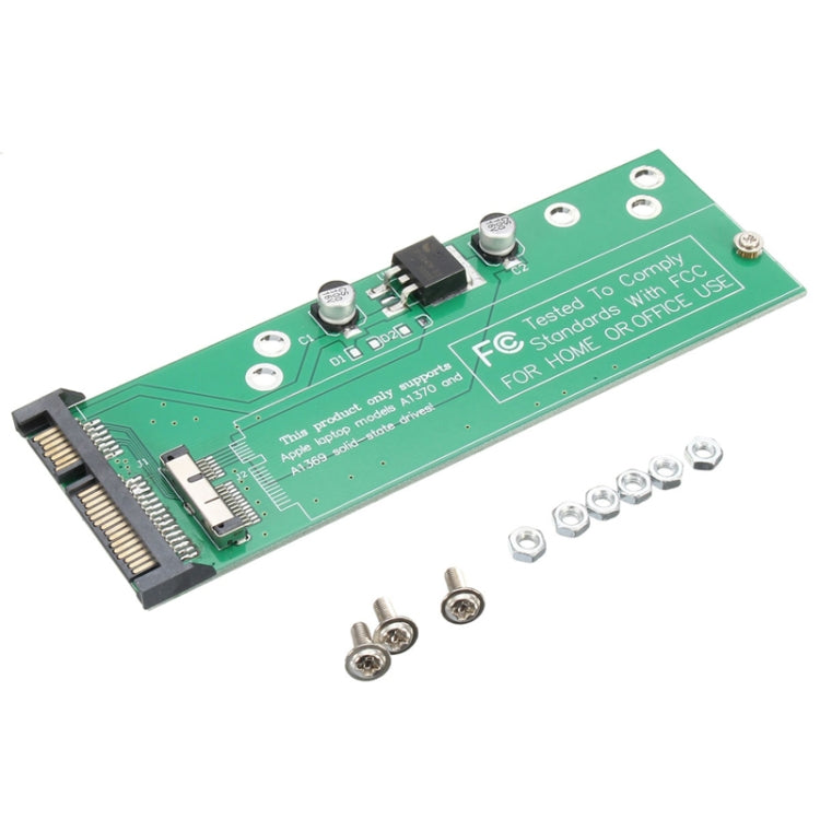 Adaptateur de disque dur 12 + 6 broches vers SATA 22 broches SSD, carte de conversion pour Apple MacBook Air 2010 2011