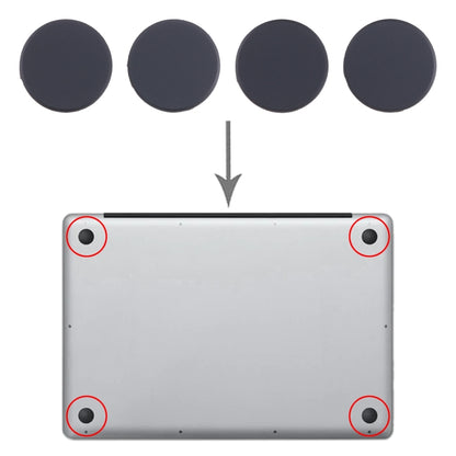 Coque inférieure 4 en 1 pour MacBook Pro A2442, A2485, A2681, 2021, 2022, tapis en caoutchouc