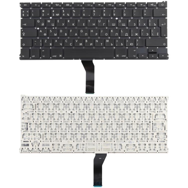 Pour MacBook Air 13 pouces A1466 A1369 2011-2015 Grand clavier avec retour chariot Version RU