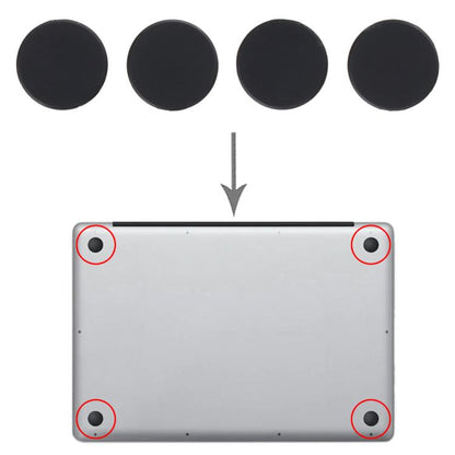 For MacBook Air M4 15 inch A3241 4 in 1 Bottom Case Rubber Mats