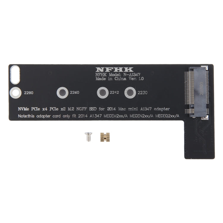 Carte adaptateur NVMe M.2 SSD vers Mac Mini 2014 fin A1347 A1347 MEGEN2 MEGEM2 MEGEQ2