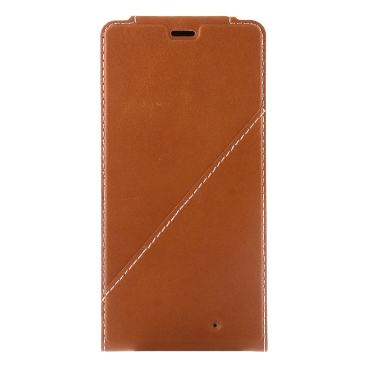 Étui en cuir véritable à rabat Vertical + couverture arrière de chargement Standard sans fil QI pour Microsoft Lumia 950 XL
