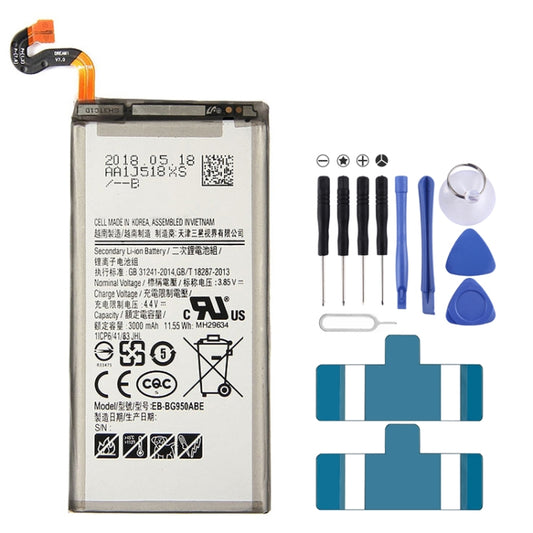 Batterie Li-Polymère 3000mAh EB-BG950ABE pour Samsung Galaxy S8 / G950F / G950A / G950V / G950U / G950T