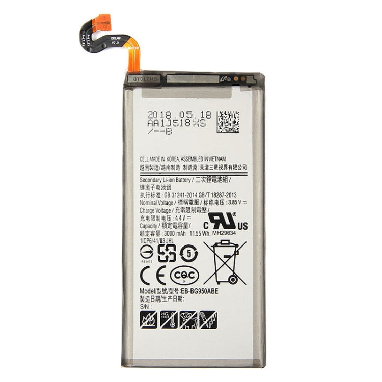 Batterie Li-Polymère 3000mAh EB-BG950ABE pour Samsung Galaxy S8 / G950F / G950A / G950V / G950U / G950T