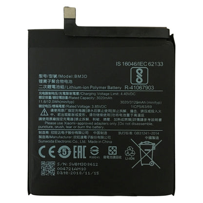 Batterie Li-Polymère BM3D 3020mAh pour Xiaomi Mi 8 SE