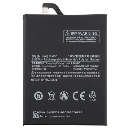 5300mAh BM50 pour batterie Li-Polymère Xiaomi Max 2