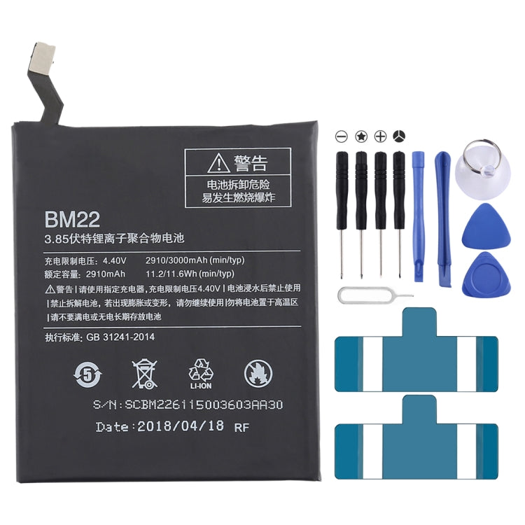 2910mAh BM22 pour batterie Li-Polymère Xiaomi Mi 5