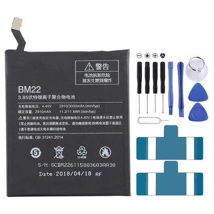 2910mAh BM22 pour batterie Li-Polymère Xiaomi Mi 5