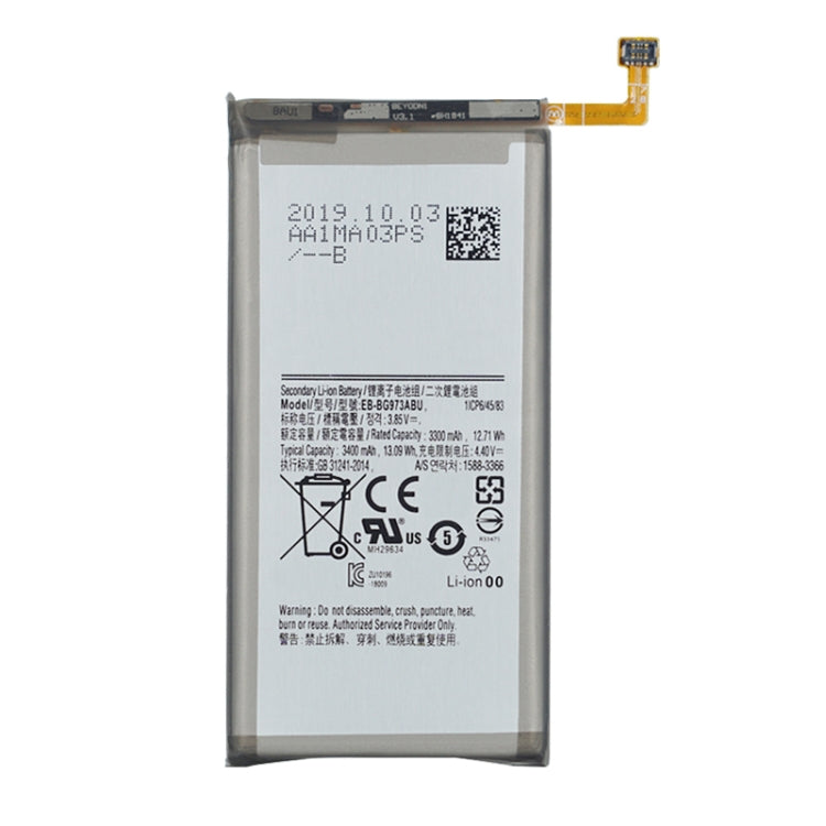 EB-BG973ABU pour batterie polymère Li-ion Samsung Galaxy S10 SM-G973