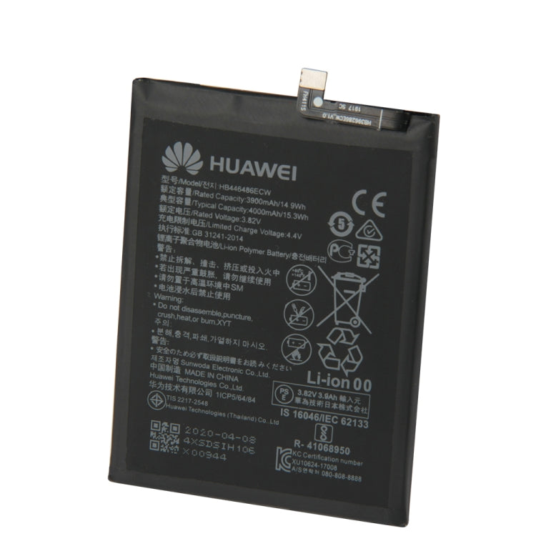 HB446486ECW pour batterie polymère Li-ion Huawei Honor 9X Pro