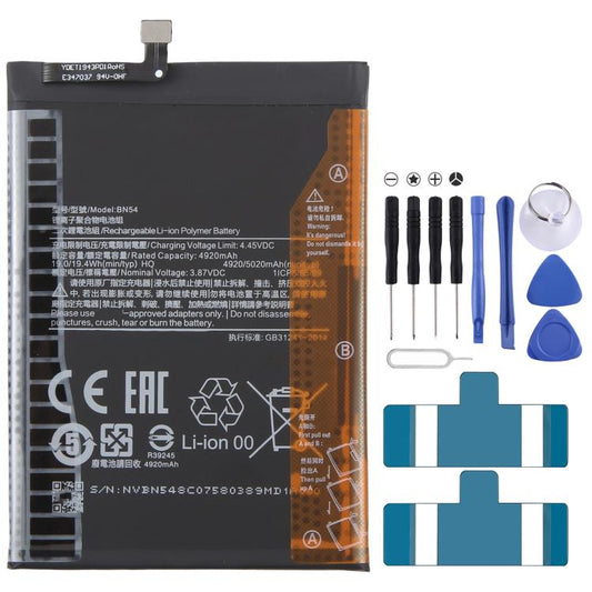 Batterie Li-ion Polymère BN54 pour Xiaomi Redmi 10X 4G / Redmi Note 9