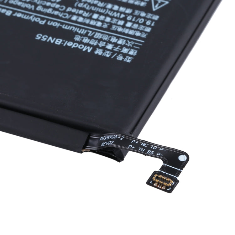 Batterie polymère Li-ion BN55 pour Xiaomi Redmi Note 9S/Redmi Note 9 Pro Max/Redmi Note 9 Pro Inde