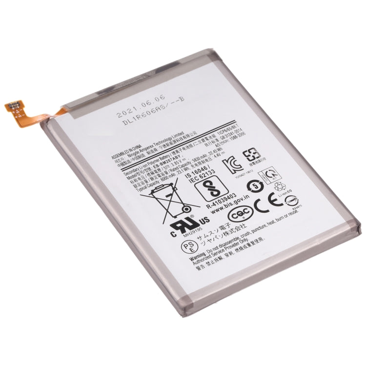 Remplacement de batterie Li-ion d'origine 6000mAh EB-BM207ABY pour Samsung Galaxy M30s SM-M307/M21 SM-M215/M31 SM-M315
