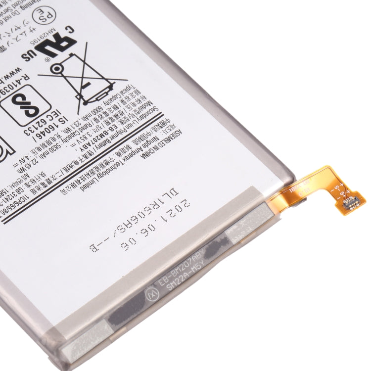 Remplacement de batterie Li-ion d'origine 6000mAh EB-BM207ABY pour Samsung Galaxy M30s SM-M307/M21 SM-M215/M31 SM-M315
