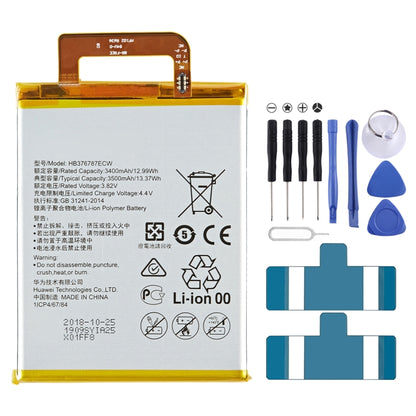 3500mAh HB376787ECW pour le remplacement de la batterie Li-Polymère Honor V8