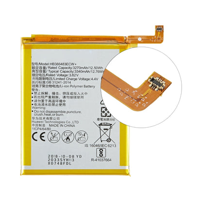 Remplacement de la batterie Li-polymère 3340mAh HB386483ECW pour Huawei G9 Plus / G8 / Honor 6X