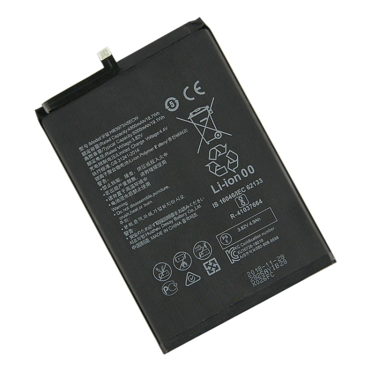 Remplacement de batterie li-polymère 5000mAh HB3973A5ECW pour Huawei Mate 20 X / Honor Note 10 / Honor 8X Max
