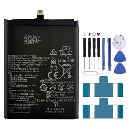Remplacement de la batterie Li-polymère 3800mAh HB525777EEW pour Huawei P40 / P40 Pro