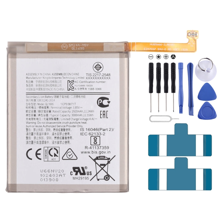 Batterie Li-ion de remplacement, 3000mAh, QL1695, pour Samsung Galaxy A01 SM-A015, Original