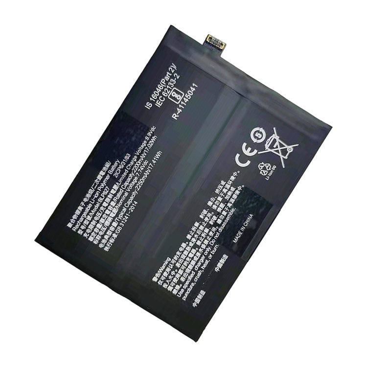 BLP827 2200mAh pour batterie Li-Polymère OnePlus 9 Pro