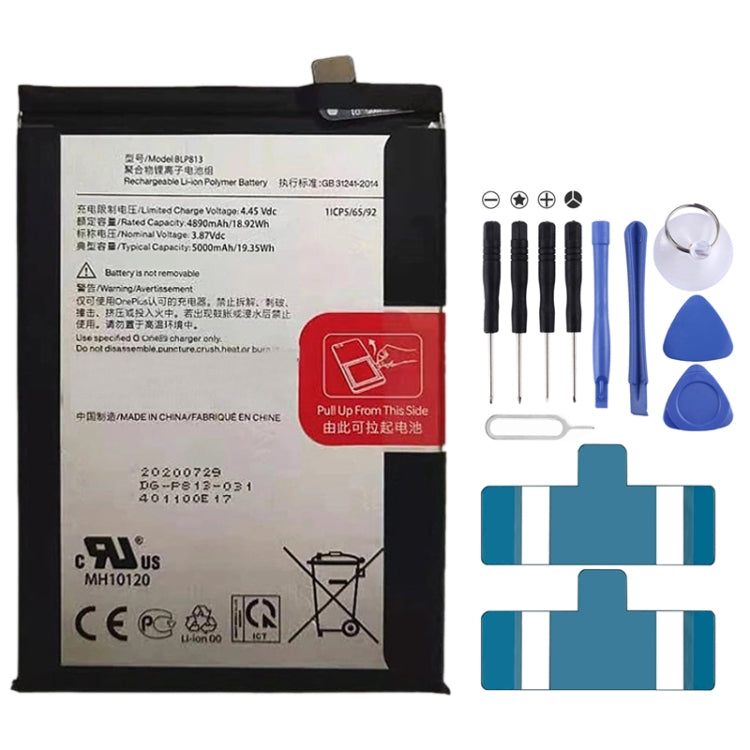 BLP813 5000mAh pour batterie Li-Polymère OnePlus Nord N100