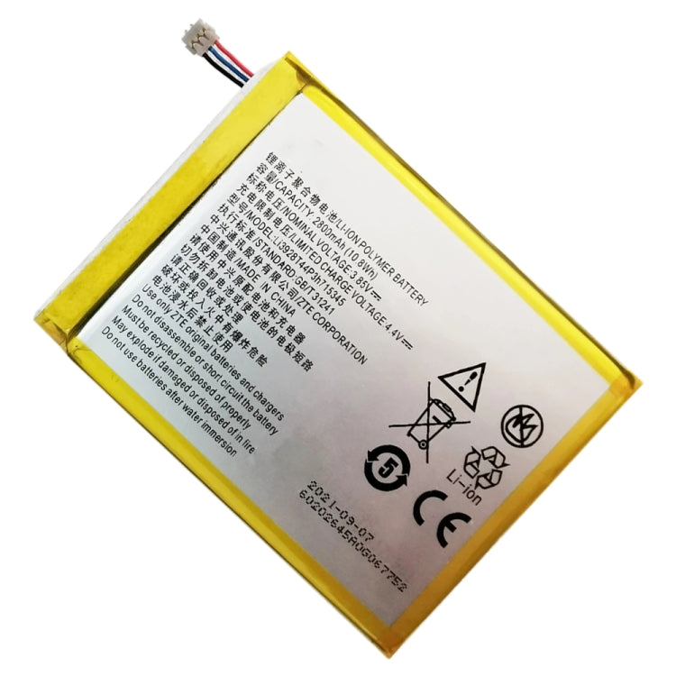 2800mAh LI3820T43P3h715345 pour batterie li-polymère ZTE Grand S Flex