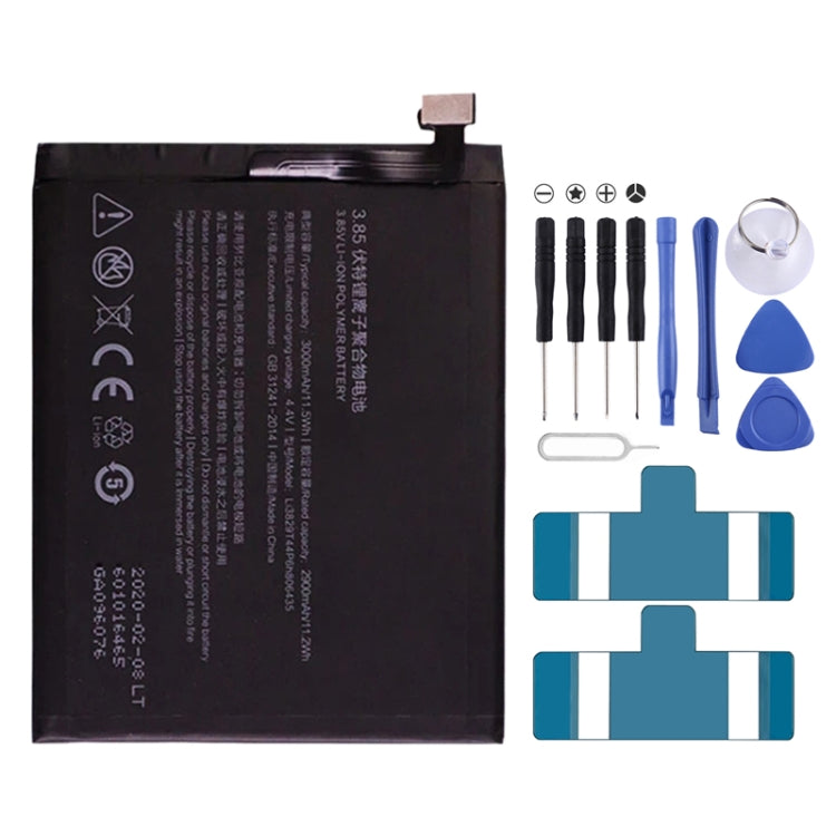 3000mAh Li3829T44P6h806435 pour batterie Li-polymère ZTE Nubia M2 Lite