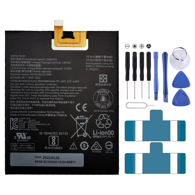 4050mAh L16D1P32 pour batterie Li-Polymère Lenovo Phab2