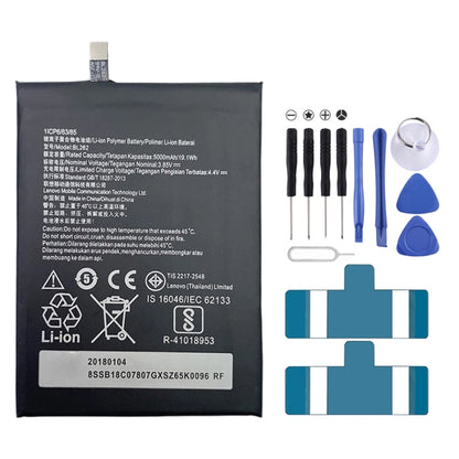 5000mAh BL262 pour batterie Li-Polymère Lenovo P2