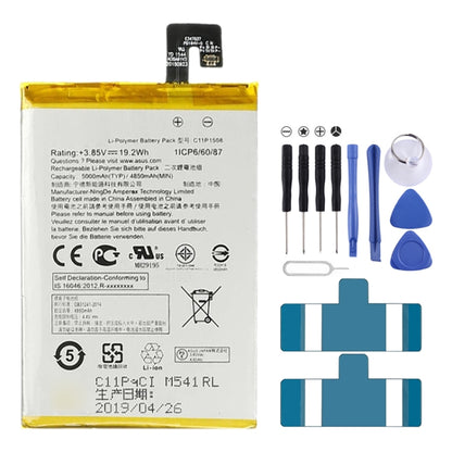 5000mAh C11P1508 pour batterie Li-polymère Asus Zenfone MAX ZC550KL