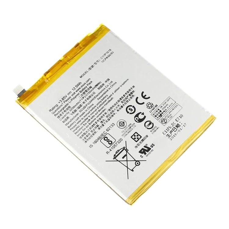 Batterie Li-polymère 3250mAh C11P1618 pour Asus ZenFone 4 ZE554KL / Zenfone 5 Lite ZC600KL