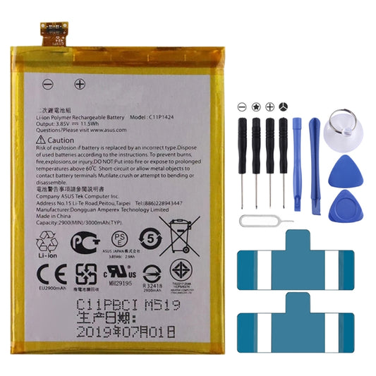Batterie Li-polymère 3000mAh C11P1424 pour Asus Zenfone 2 ZE551ML ZE550ML