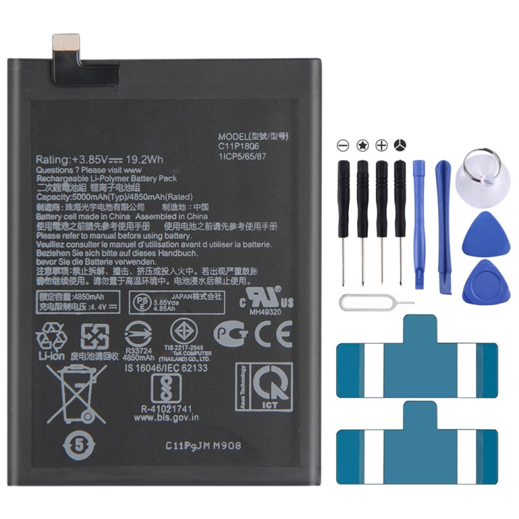 5000mAh C11P1806 pour batterie Li-polymère Asus ZenFone 6 ZS630KL