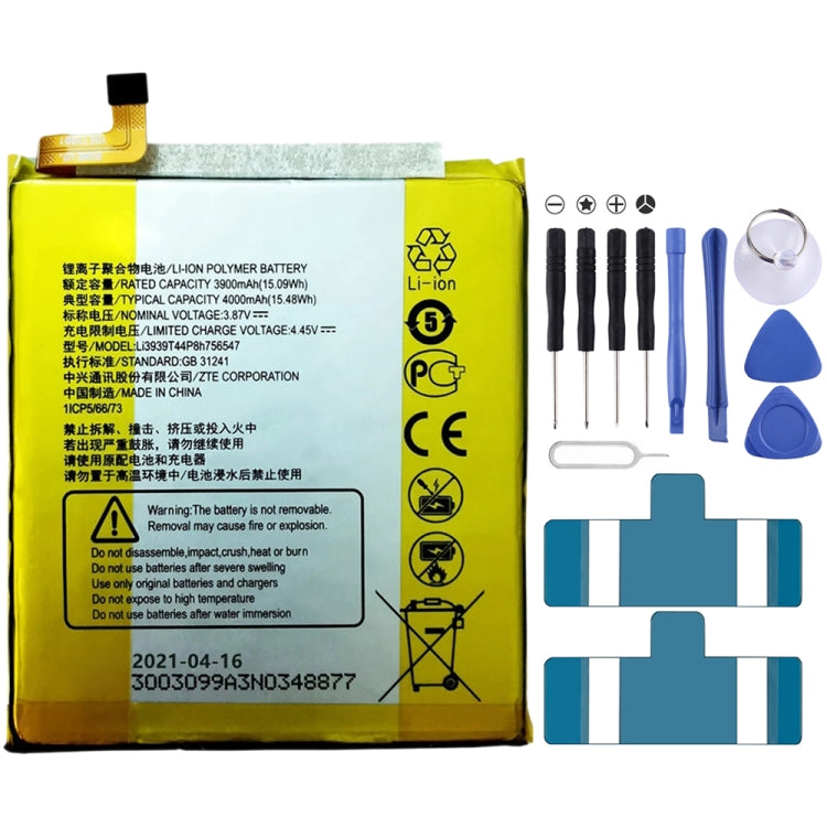 Batterie polymère Li-ion 3900mAh pour ZTE Axon 10 Pro 5G / Axon 9 Pro