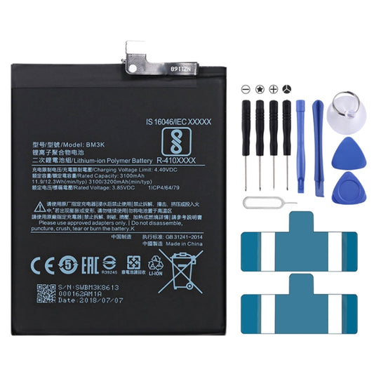 BM3K 3100mAh pour batterie Li-Polymère Xiaomi Mi Mix 3