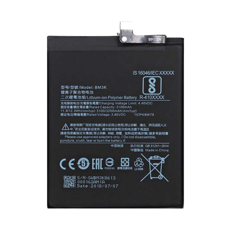 BM3K 3100mAh pour batterie Li-Polymère Xiaomi Mi Mix 3