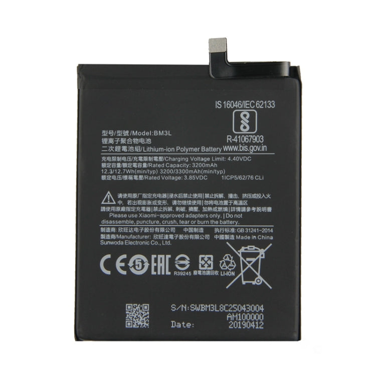 BM3L 3200mAh pour batterie Li-Polymère Xiaomi Mi 9