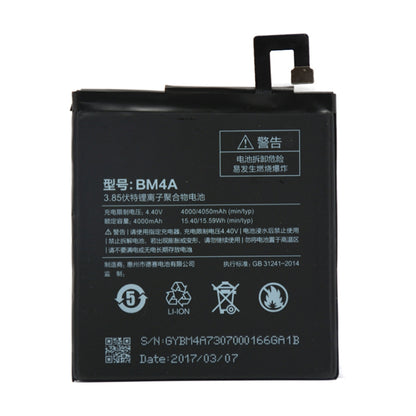 BM4A 4000mAh pour batterie Li-Polymère Xiaomi Redmi Pro