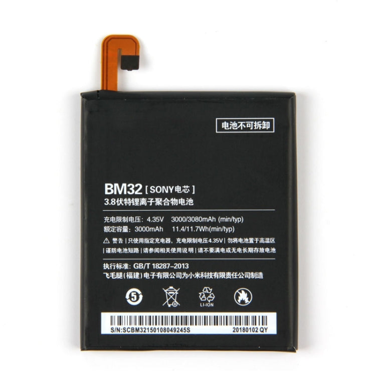 BM32 3000mAh pour batterie Li-Polymère Xiaomi Mi 4