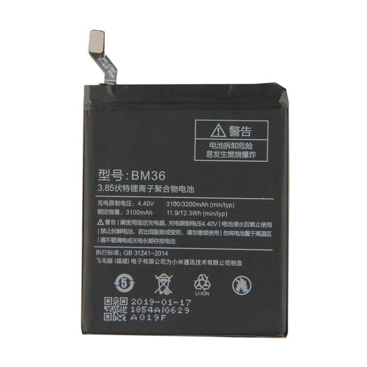 BM36 3100mAh pour batterie Li-Polymère Xiaomi Mi 5s