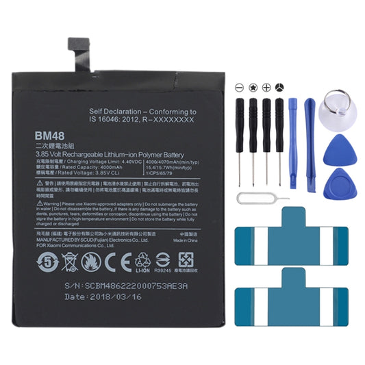 BM48 4000mAh pour batterie Li-Polymère Xiaomi Note 2