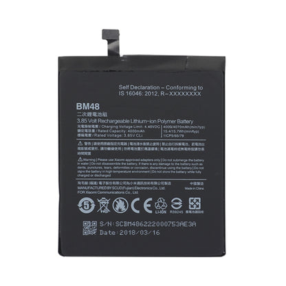 BM48 4000mAh pour batterie Li-Polymère Xiaomi Note 2